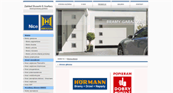 Desktop Screenshot of bramy-szafarz.pl